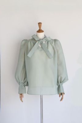 シアーリボンブラウス | GIRLISH (Women)/ガーリッシュ | 三越伊勢丹 