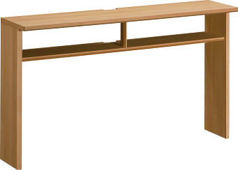  SU4907 パーチャー バックテーブル 幅124．6cm用 ピュアオーク