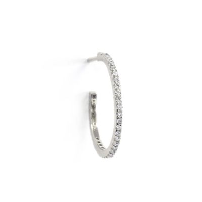 YON/ヨン Sen Hoop Pierce ※シングル Sen Hoop Pi_K10WG K10WG ピアス・イヤリング【三越伊勢丹/公式】