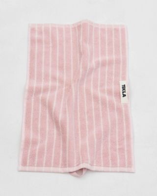 ゲストタオル　３０×５０ｃｍ　Ｓｈａｄｅｄ　Ｐｉｎｋ　Ｓｔｒｉｐｅｓ