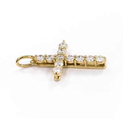 Symbol Cross 1ct Yellow gold | YON (Women 