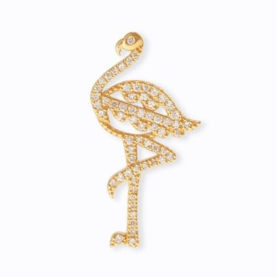 YON/ヨン Symbol Flamingo yellow gold チャーム・ペンダント【三越伊勢丹/公式】
