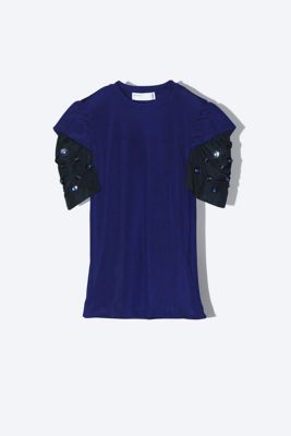 ＜TOGA＞Ｒｉｂ　ｊｅｒｓｅｙ　ｔｏｐ　ＴＡ２４１－ＪＴ０５６