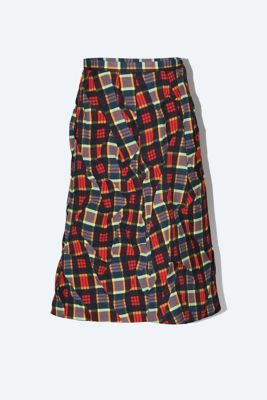 ＜TOGA＞Ｐｏｌｙｅｓｔｅｒ　ｔｗｉｌｌ　ｐｌａｉｄ　ｓｋｉｒｔ　ＴＡ２４２－ＦＧ０４４