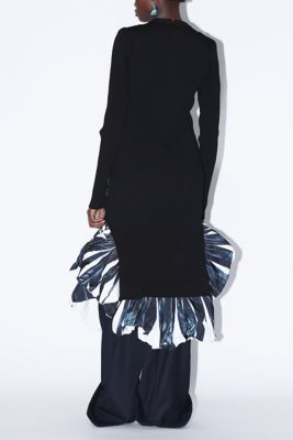 Ｗｉｄｅ　ｒｉｂ　ｋｎｉｔ　ｄｒｅｓｓ　ＴＡ２４２－ＸＨ０３０