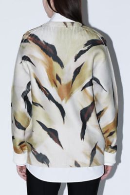 Ｐｒｉｎｔ　ｋｎｉｔ　ｃａｒｄｉｇａｎ　ＴＡ２４２－ＸＯ００６