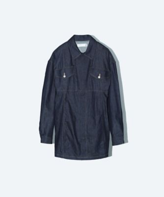 ＜TOGA＞Ｉｎｄｉｇｏ　ｄｅｎｉｍ　ｌｏｎｇ　ｓｈｉｒｔ　ＴＡ２５１ーＦＪ０４９