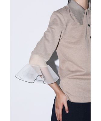 Ｍｅｌａｎｇｅ　ｊｅｒｓｅｙ　ｐｏｌｏ　ｓｈｉｒｔ　ＴＡ２５１ーＪＭ０４０