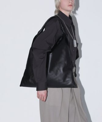 Leather ribbon bag big TA261ーAG123