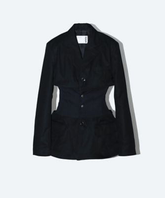 ＜TOGA＞Ｒｉｂｂｅｄ　ｗａｉｓｔ　ｊａｃｋｅｔ　ＴＡ２６１ーＦＤ０７８