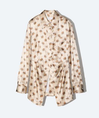 Ｆｌｏｗｅｒ　ｐｒｉｎｔ　ｓｈｉｒｔｓ　ＴＡ２６１ーＦＪ０７４