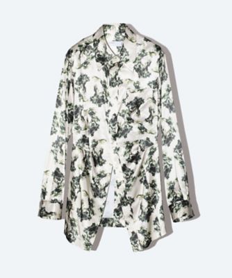 Ｆｌｏｗｅｒ　ｐｒｉｎｔ　ｓｈｉｒｔｓ　ＴＡ２６１ーＦＪ０７４