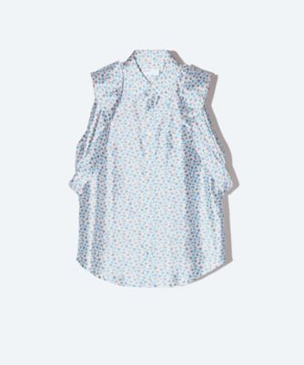 ＜TOGA＞Ｆｌｏｗｅｒ　ｐｒｉｎｔ　ｒｏｌｌ　ｓｌｅｅｖｅ　ｓｈｉｒｔｓ　ＴＡ２６１ーＦＪ１１４