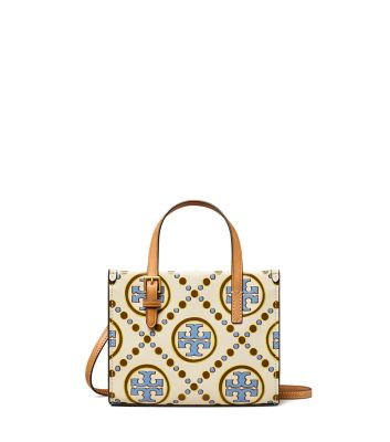 Tory Burch Tモノグラム スクエアミニトートスマホショルダー-