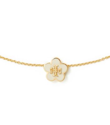 キラ エナメル フラワー ペンダント ネックレス | TORY BURCH