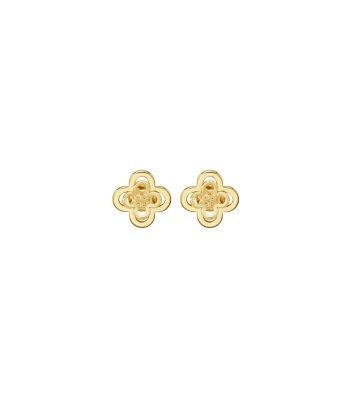 ＜TORY BURCH＞キラ　クローバー　スタックスタッズ　１５３７１９