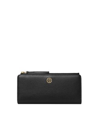＜TORY BURCH＞ロビンソン　ペブルド　ジップスリム　ウォレット　１６５０００