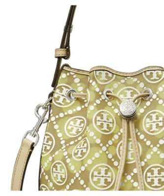 Ｔモノグラム　メッシュ　ドット　バケットバッグ　１６６２７３