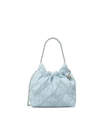 ＜TORY BURCH＞フレミング　ソフトデニム　ミニホーボーバッグ　１６７９７２