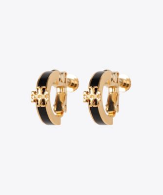 ＜TORY BURCH＞キラ　エナメル　ハギー　クリップオンイヤリング　１７０６２８