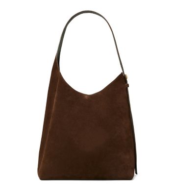 TORY BURCH/トリー バーチ ロミー スエード ホーボーバッグ 175320 Dark Cocoa(201) 旅行用かばん・バッグ【三越伊勢丹/公式】