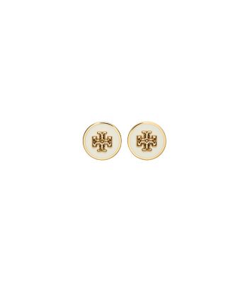 ★セール【Tory Burch】キラ プリント サークル スタッズ ピアス TORY BURCH ピアス キラ エナメル サークルスタッズ レディース