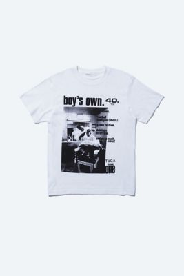 Tシャツ・カットソー TOGA VIRILIS Print T-shirt ISSUE ONE BOY'S OWN SP(BLACK) TOGA VIRILIS(トーガ ビリリース)のPrint T-shirt ISSUE ONE