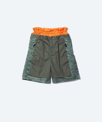 ＜TOGA＞【ＴＯＧＡ×ＰＯＲＴＥＲ】Ｎｙｌｏｎ　ｓｈｏｒｔ　ｐａｎｔｓ　ＰＯＲＴＥＲ　ＳＰ　ＴＣ２５２ーＦＦ５１７
