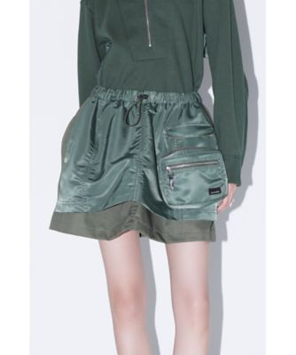 TOGA×PORTER】Nylon mini skirt PORTER