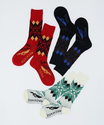 Jacquard socks Tabio TC261ーAI523
