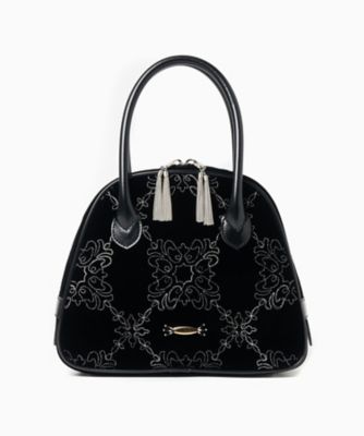 【受注商品】ｐａｌａｃｅ　ｔｉｌｅｓ　ｖｅｌｖｅｔ　ｈａｎｄ　ｂａｇ　ＴＤー２４ＡＷーＢＧ０６