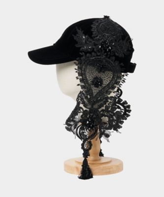 【受注商品】ｂｌａｃｋ　ｌｅｉ　ｂｅａｄｓ　ｖｅｌｏｕｒ　ｃａｐ　ＴＤー２５ＡＷーＡＣ０６