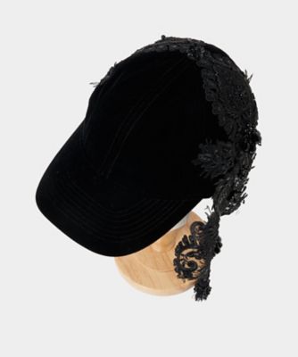 【受注商品】ｂｌａｃｋ　ｌｅｉ　ｂｅａｄｓ　ｖｅｌｏｕｒ　ｃａｐ　ＴＤー２５ＡＷーＡＣ０６