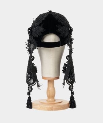 【受注商品】ｂｌａｃｋ　ｌｅｉ　ｂｅａｄｓ　ｖｅｌｏｕｒ　ｃａｐ　ＴＤー２５ＡＷーＡＣ０６