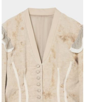 【受注商品】ｓｔａｉｎ　ｐｒｉｎｔ　ｂｕｓｔｌｅ　ｊａｃｋｅｔ　ＴＤー２５ＡＷーＪＫ０２