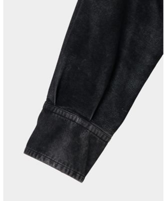 【受注商品】ｄｒａｗｓｔｒｉｎｇ　ｆａｄｅ　ｌｅａｔｈｅｒ　ｂｌｏｕｓｏｎ　ＴＤー２５ＡＷーＪＫ５１ーＢＫ