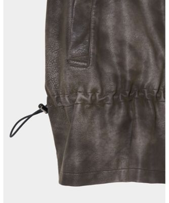 【受注商品】ｄｒａｗｓｔｒｉｎｇ　ｆａｄｅ　ｌｅａｔｈｅｒ　ｂｌｏｕｓｏｎ　ＴＤー２５ＡＷーＪＫ５１ーＣＢ