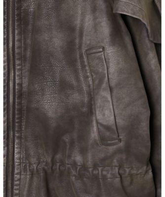 【受注商品】ｄｒａｗｓｔｒｉｎｇ　ｆａｄｅ　ｌｅａｔｈｅｒ　ｂｌｏｕｓｏｎ　ＴＤー２５ＡＷーＪＫ５１ーＣＢ