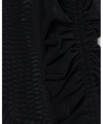 【受注商品】ｒｕｆｆｌｅ　ｓｌｅｅｖｅ　ｂａｃｋ　ｏｐｅｎ　ｔｕｌｌｅ　ＴＤー２５ＡＷーＰＯ０１