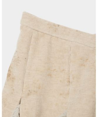 【受注商品】ｓｔａｉｎ　ｐｒｉｎｔ　ｆｒｉｌｌ　ｐｌｅａｔｅｄ　ｓｋｉｒｔ　ＴＤー２５ＡＷーＳＫ０１