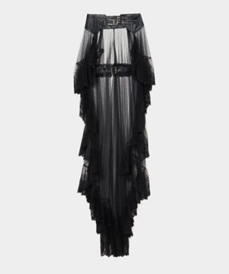 tanaka daisuke (Women)/タナカダイスケ 【受注商品】ｄｏｔ　ｔｕｌｌｅ　ｇａｒｔｅｒ　ｂｕｓｔｌｅ　ｓｋｉｒｔ　ＴＤー２５ＡＷーＳＫ０２
