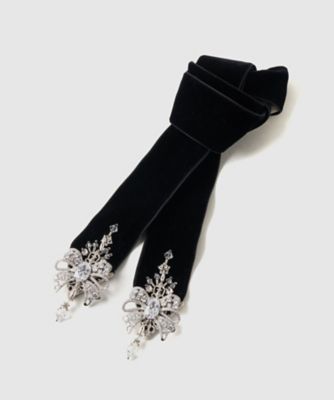 【受注商品】ｒｉｂｂｏｎ　ｂｉｊｏｕ　ｖｅｌｖｅｔ　ｌｏｎｇ　ｒｉｂｂｏｎ　Ｂｌａｃｋ　ＴＤー２５ＳＳーＡＣ２２
