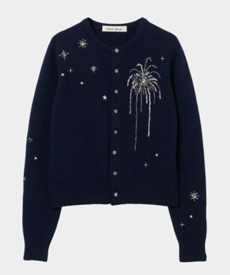 ＜tanaka daisuke (Women)＞【予約販売】９月中旬以降お届け　Ｍｉｄｎｉｇｈｔ　ｓｐａｒｋ　ｅｍｂｒｏｉｄｅｒｙ　Ｋｎｉｔ　２６ＳＳ／ＴＤー２６ＡＷーＫＮ５６
