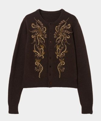 ＜tanaka daisuke (Women)＞【予約販売】９月中旬以降お届け　Ｏｒｎａｍｅｎｔａｌ　ｅｍｂｒｏｉｄｅｒｙ　Ｋｎｉｔ　２６ＳＳ／ＴＤー２６ＡＷーＫＮ５７