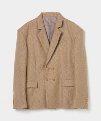 ＜tanaka daisuke (Women)＞【予約販売】９月中旬以降お届け　ｄａｍａｓｋ　ｃｌｏｔｈ　ｄｏｕｂｌｅ　ｊａｃｋｅｔ　２６ＳＳ／ＴＤー２６ＳＳーＪＫ０１