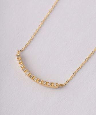 カーブダイヤネックレス　ＴＤＡ２７５６