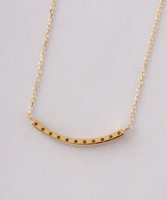 カーブダイヤネックレス　ＴＤＡ２７５６