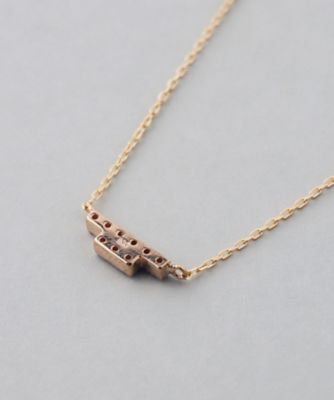 ロゼテンスタックダイヤネックレス　ＴＤＡ２７７５