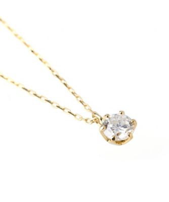 一粒ダイヤのネックレス（0．15ct） | SIENA ROSE（Women 