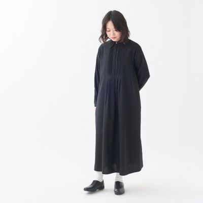 ＜GRANDMA MAMA DAUGHTER (Women)＞タックビブシャツワンピース